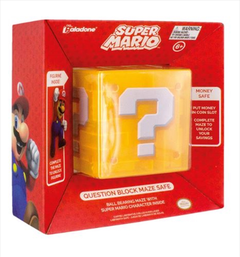 Super Mario Question Block Maze Safe/Product Detail/Decor