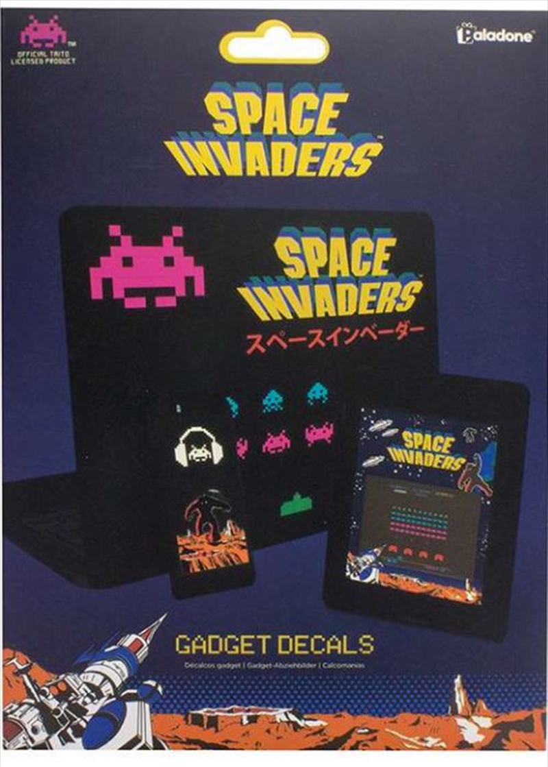 Space Invader Gadget Decals | Merchandise