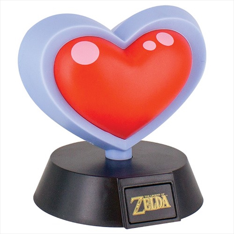 Legend Of Zelda Heart Container 3D Light | Accessories
