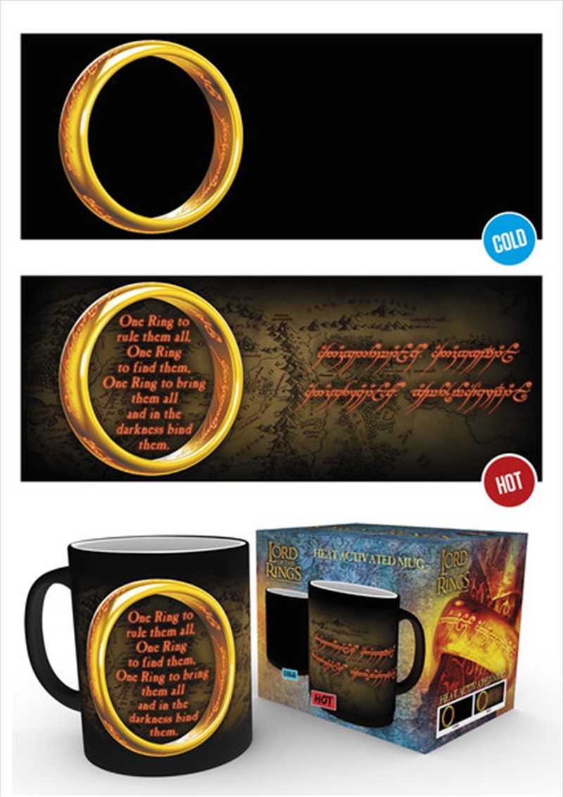 Lord Of The Rings - One Ring Heat Changing Mug/Product Detail/Mugs