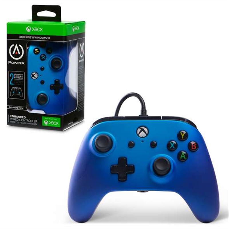 Xbox One Sapphire Fade Enhanced Wired Controller/Product Detail/Consoles & Accessories