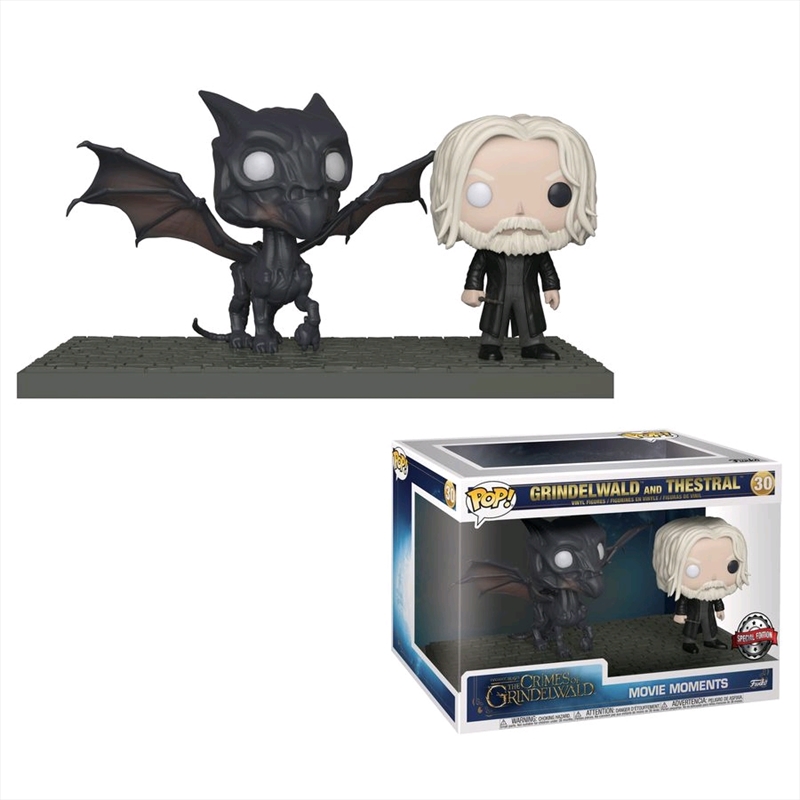 Fantastic Beasts 2: Crimes of Grindelwald - Grindelwald & Thestral Movie Moment Pop! Vinyl [RS]/Product Detail/Movies