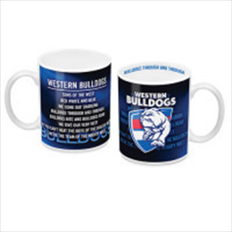 AFL Coffee Mug Team Song Western Bulldogs/Product Detail/Mugs