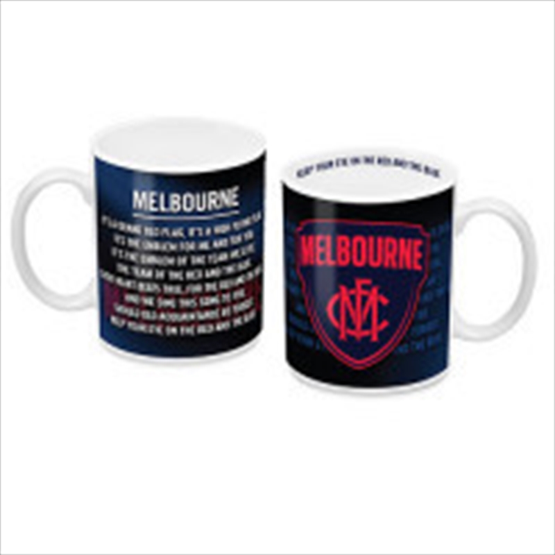 AFL Coffee Mug Team Song Melbourne Demons/Product Detail/Mugs