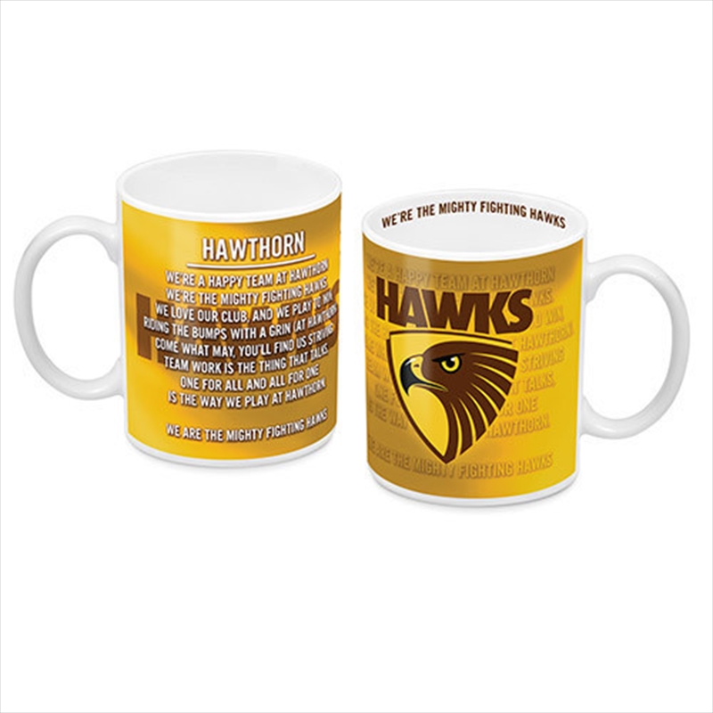 AFL Coffee Mug Team Song Hawthorn Hawks/Product Detail/Mugs