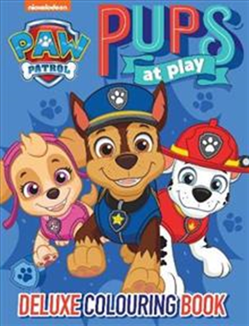 Paw Patrol Pups To Play Deluxe Colouring Book/Product Detail/Childrens