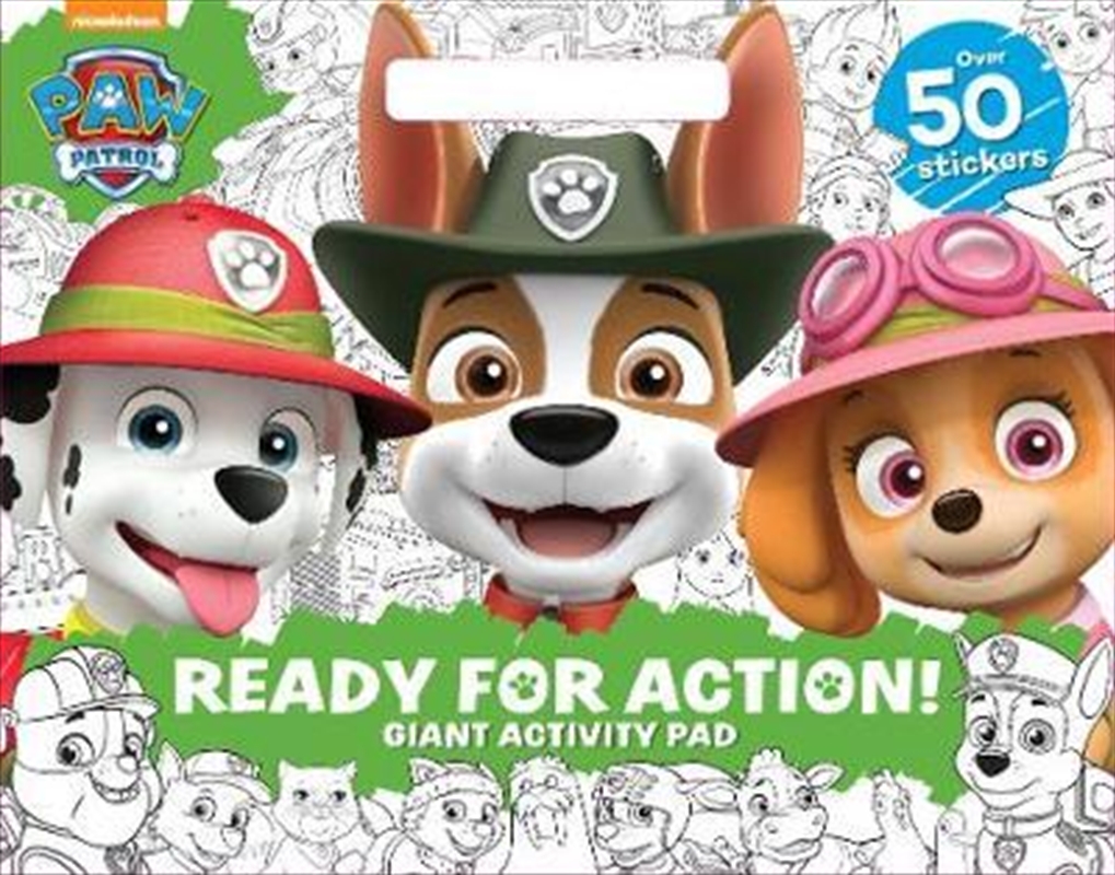 Paw Patrol Ready for Action! Giant Activity Pad/Product Detail/Arts & Crafts Supplies
