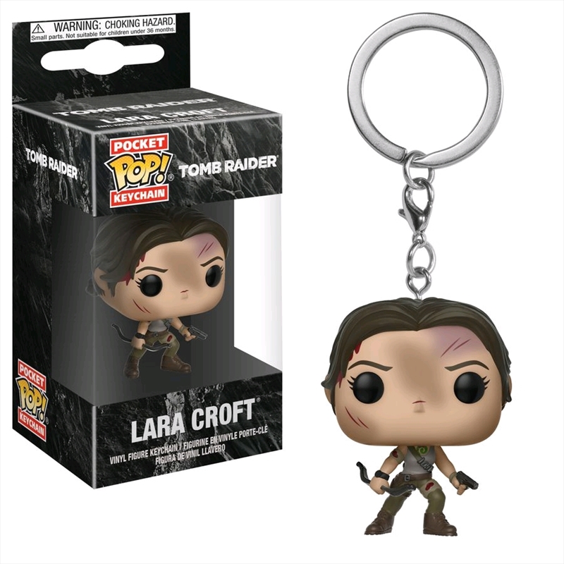 Tomb Raider - Lara Croft Pocket Pop! Keychain | Pop Vinyl