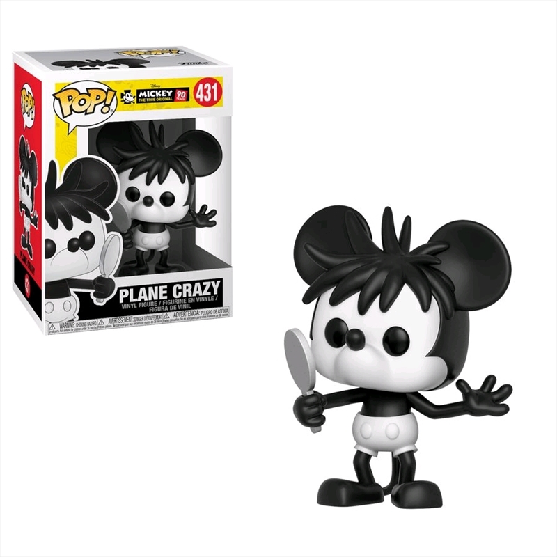 Mickey Mouse - 90th Anniversary Plane Crazy Mickey Pop! Vinyl/Product Detail/Movies
