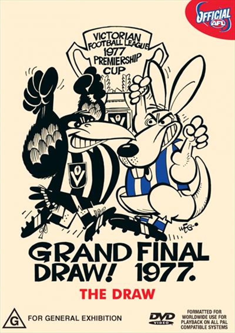 AFL Premiers 1977 - Grand Final Draw/Product Detail/Sport