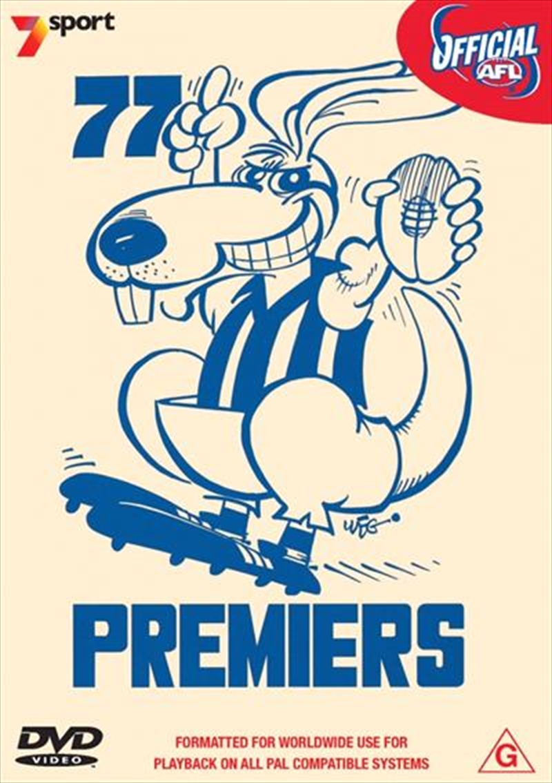 Buy AFL Premiers 1977 North Melbourne on DVD On Sale Now With Fast