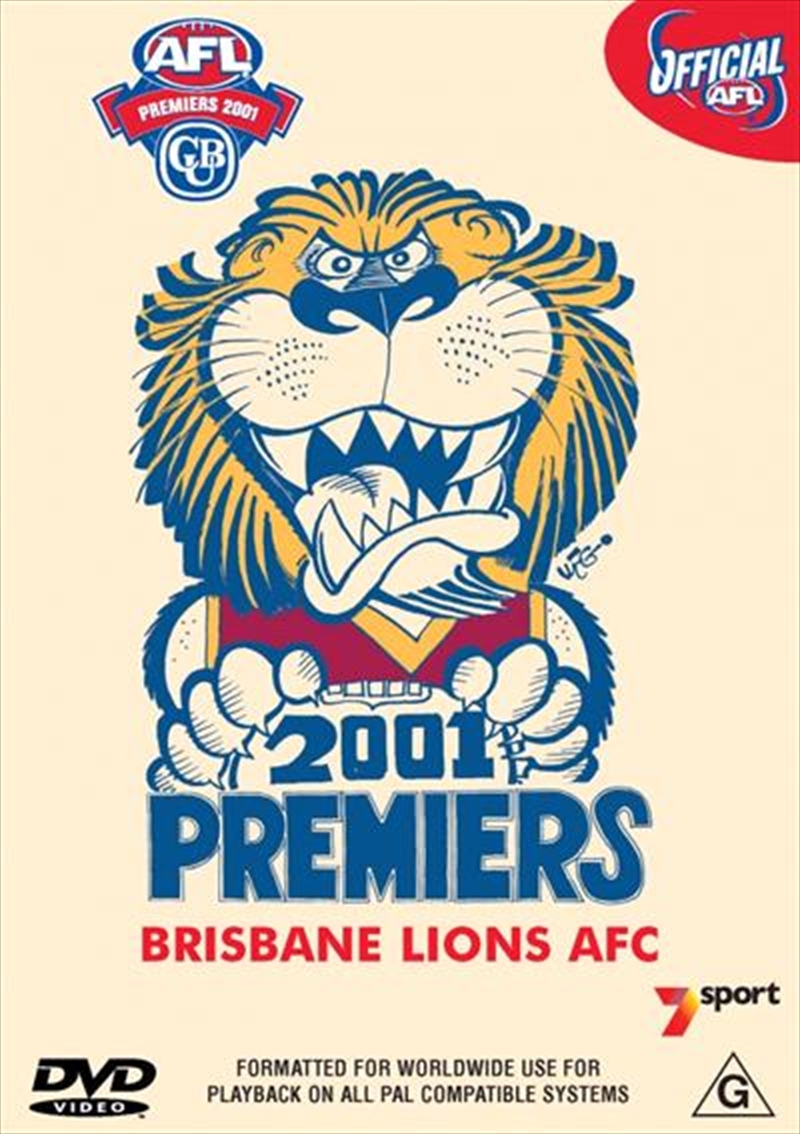 AFL Premiers 2001 - Brisbane Lions/Product Detail/Sport