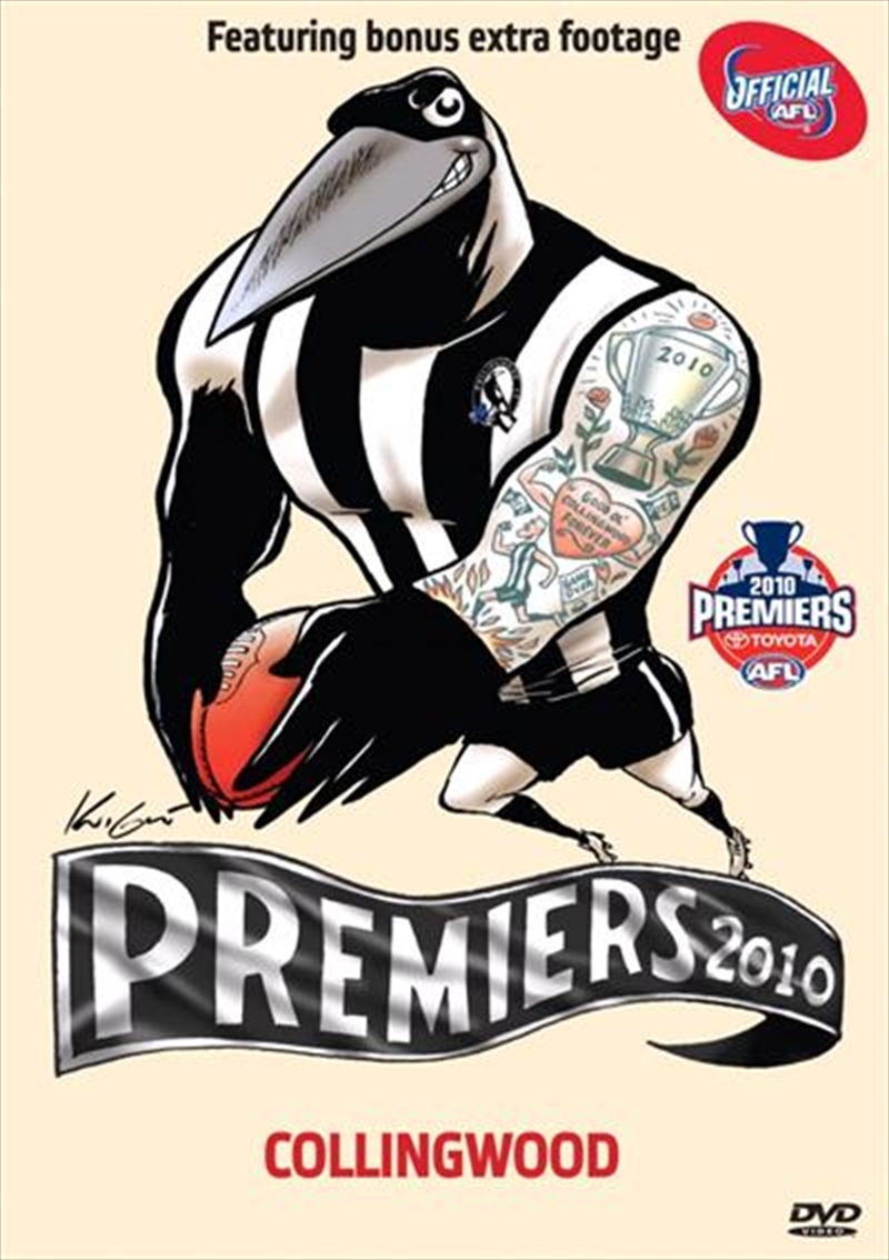 Buy AFL Premiers 2010 Collingwood on DVD On Sale Now With Fast Shipping
