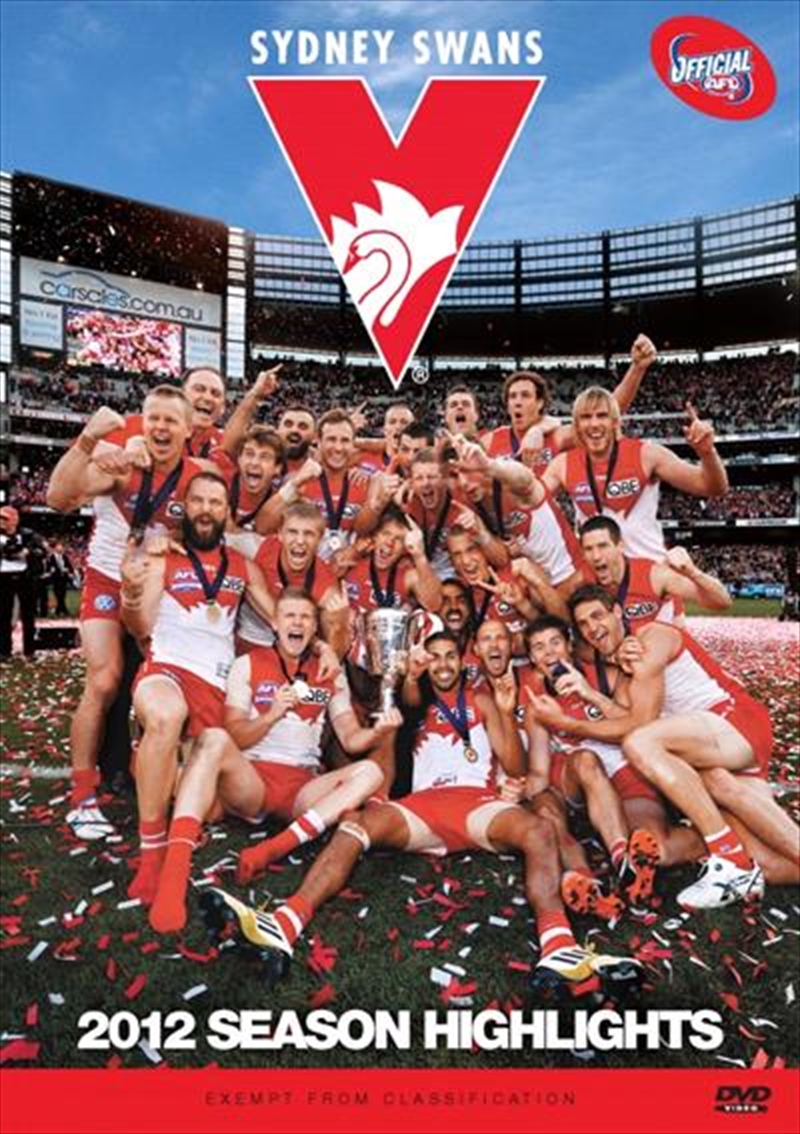 Buy AFL Premiers 2012 Sydney Season Highlights on DVD On Sale Now