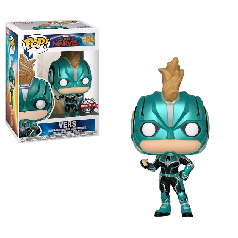 Captain Marvel - Vers Masked US Exclusive Pop! Vinyl [RS]/Product Detail/Movies