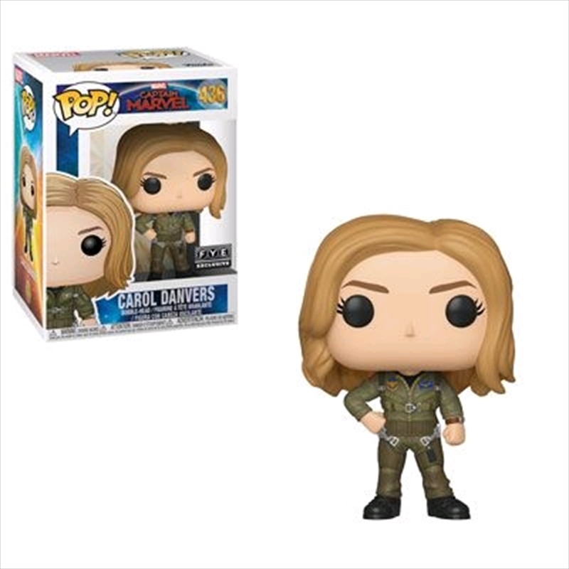 Captain Marvel - Carol Danvers Flight Suit US Exclusive Pop! Vinyl [RS]/Product Detail/Movies