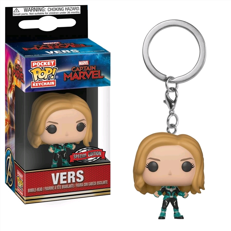 Captain Marvel - Vers US Exclusive Pop! Keychain [RS]/Product Detail/Movies