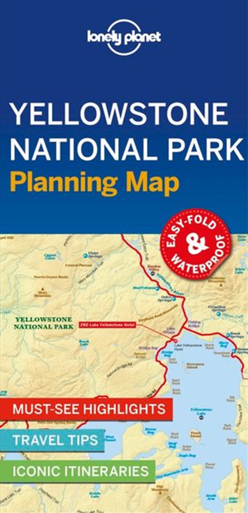 Lonely Planet Travel Guide - 1st Edition Yellowstone And Grand Teton Planning Map/Product Detail/Travel & Holidays
