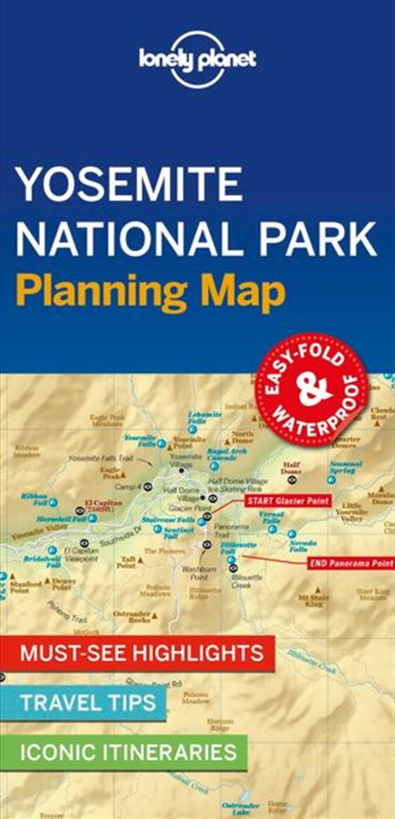 Lonely Planet Travel Guide - 1st Edition Yosemite National Park Planning Map/Product Detail/Travel & Holidays