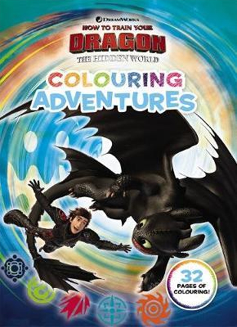 How to Train your Dragon The Hidden World: Colouring Adventures/Product Detail/Kids Colouring