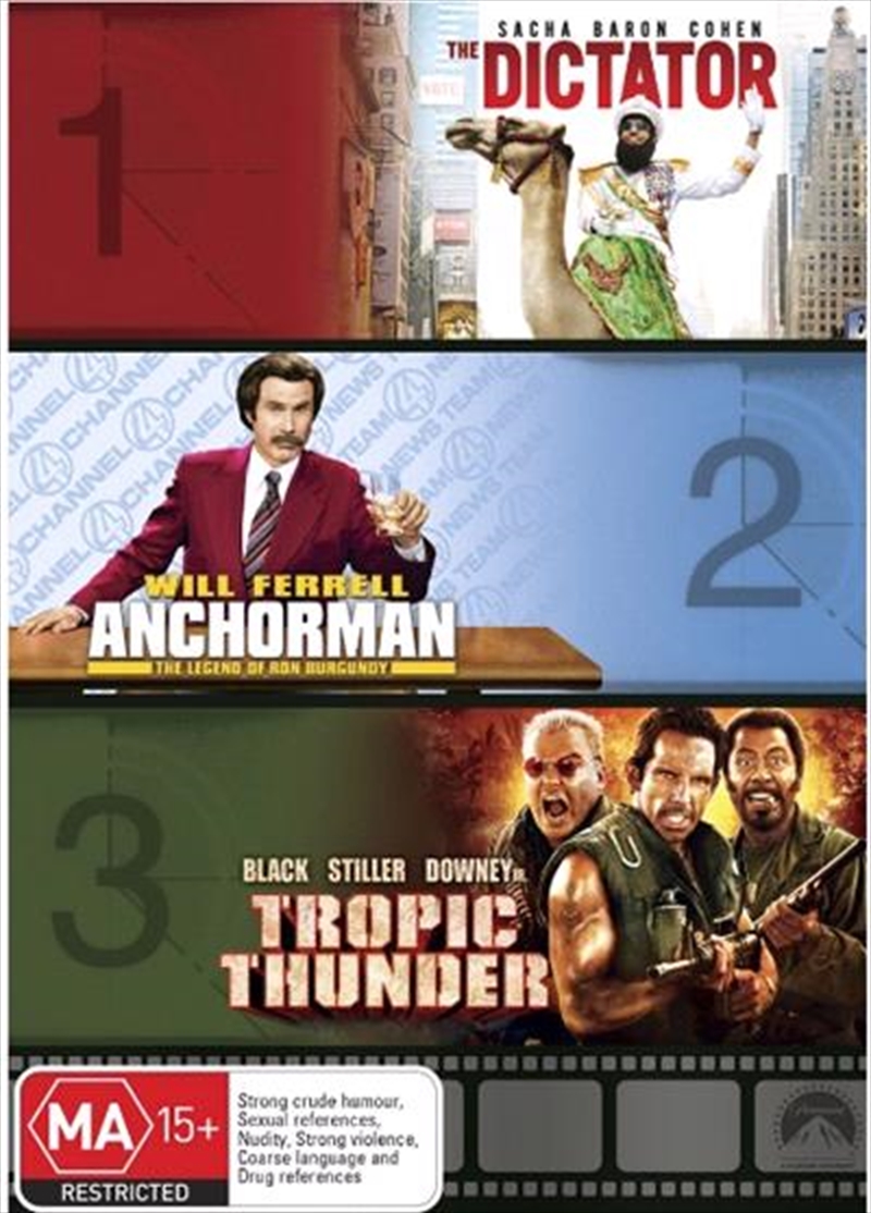 Dictator / Anchorman - The Legend of Ron Burgundy / Tropic Thunder, The | DVD