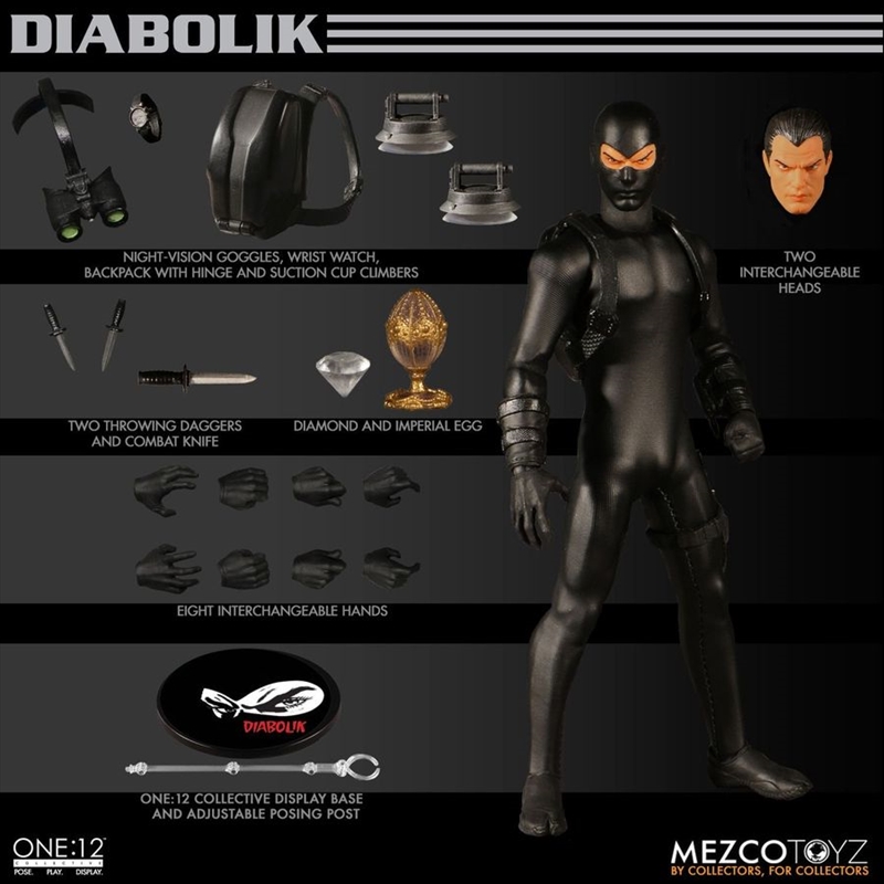Diabolik - One:12 Collective Action Figure/Product Detail/Figurines