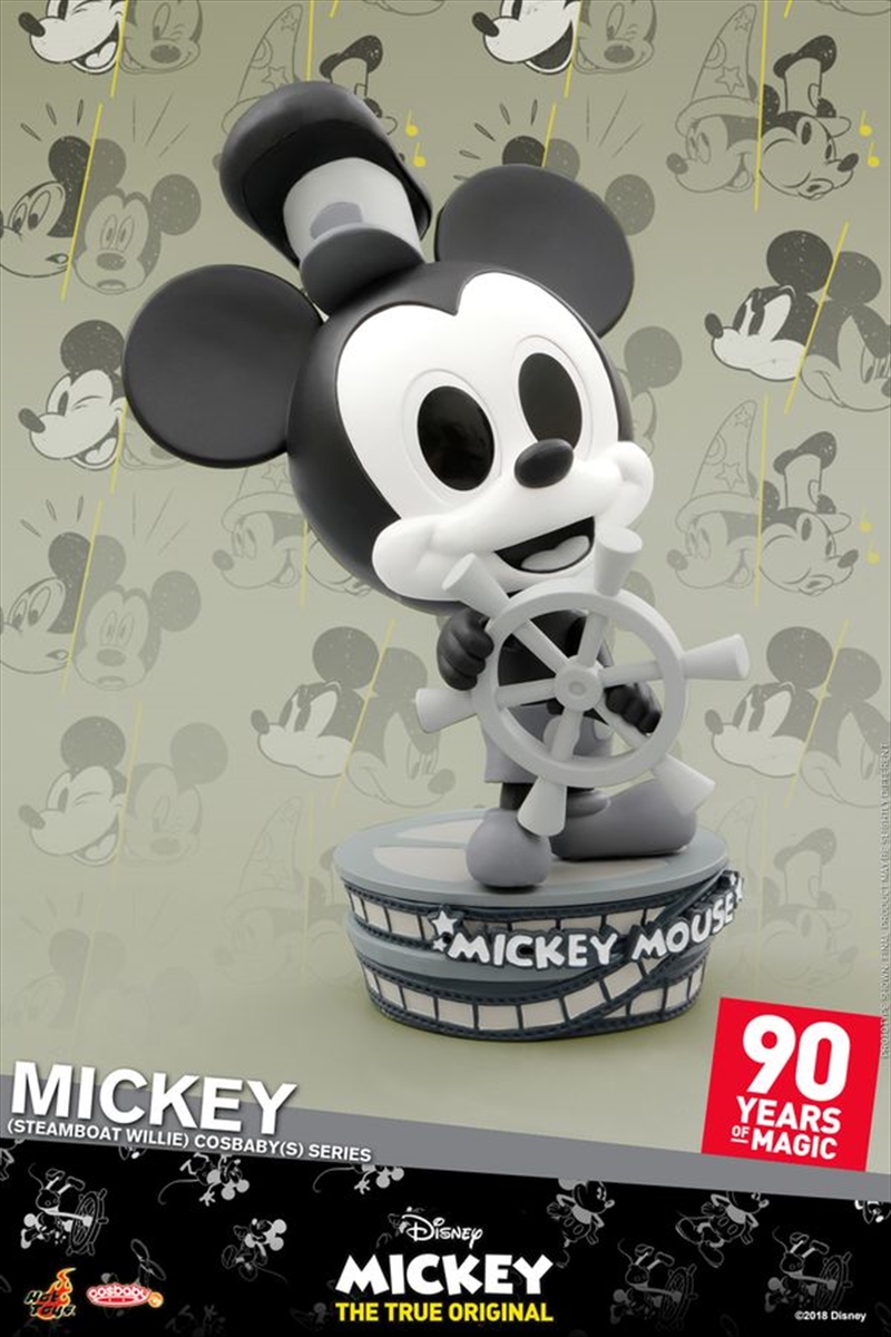 Mickey Mouse - 90th Mickey (Steamboat Willie) Cosbaby/Product Detail/Figurines