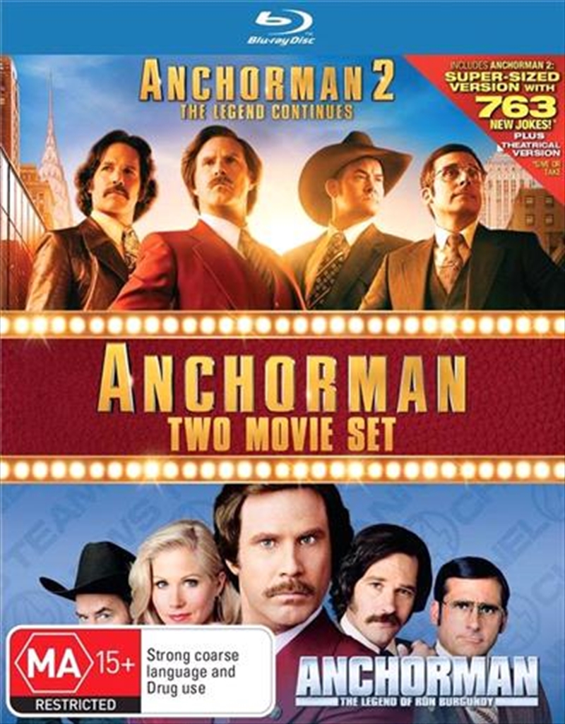 Anchorman - The Legend Of Ron Burgundy / Anchorman 2 - The Legend Continues/Product Detail/Comedy