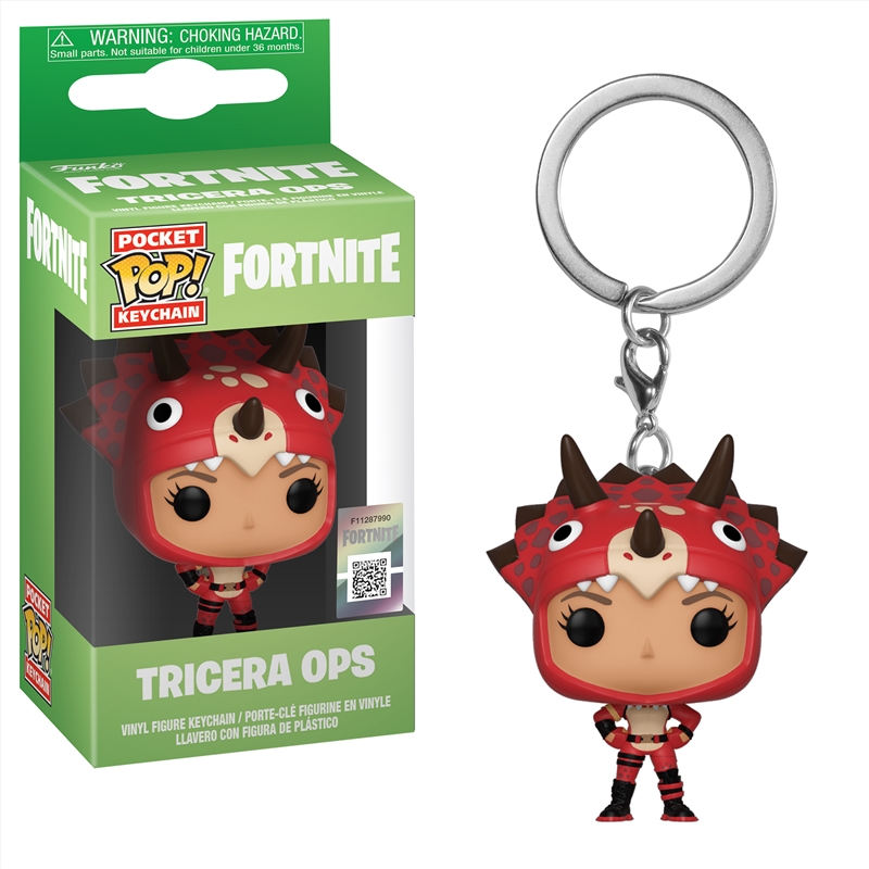 Fortnite - Tricera Ops Pop! Keychain/Product Detail/Pop Vinyl Keychains