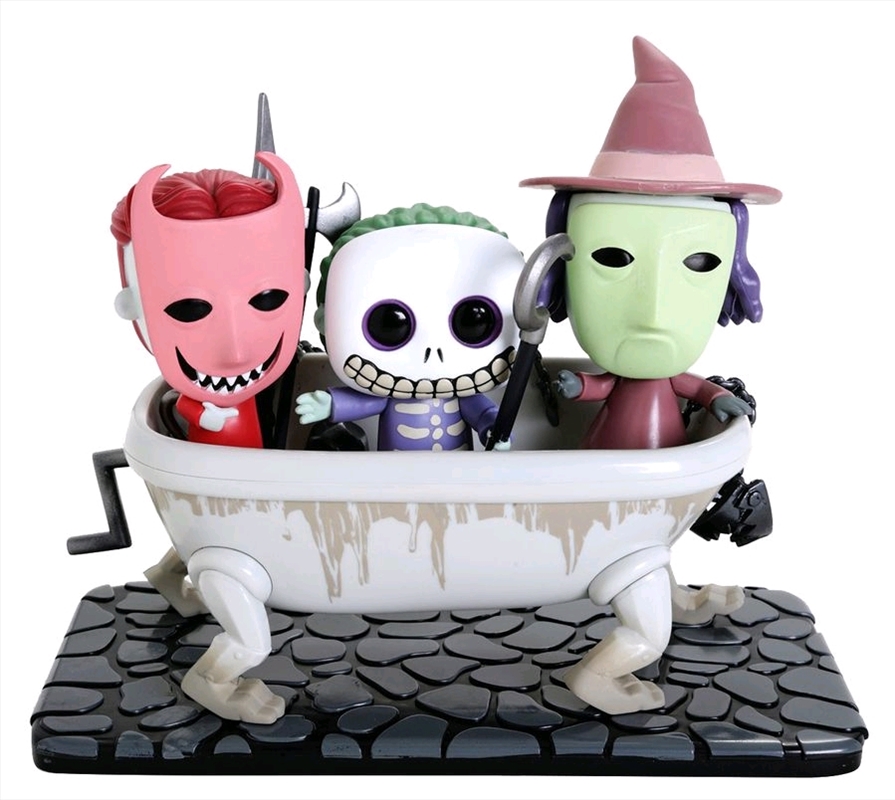 The Nightmare Before Christmas - Lock, Shock & Barrel in Bathtub Movie Moment Pop! Vinyl [RS]/Product Detail/Movies