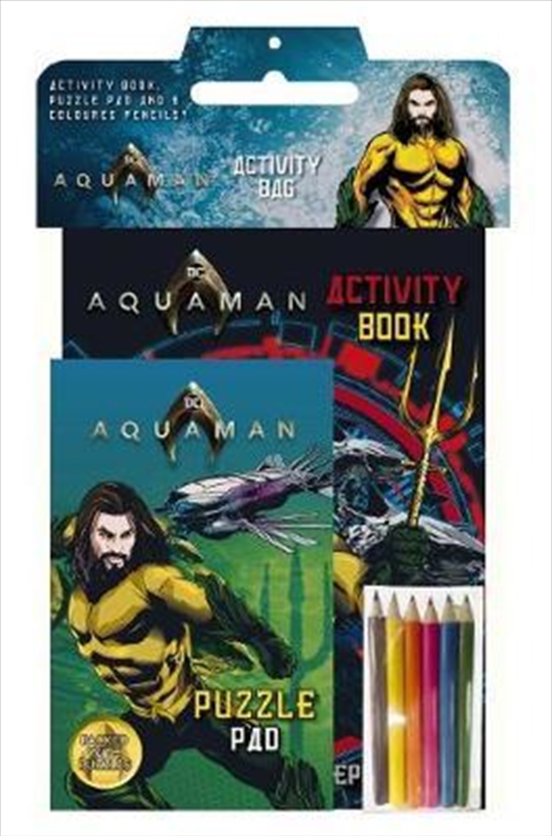 DC Comics: Aquaman Activity Bag | Paperback Book