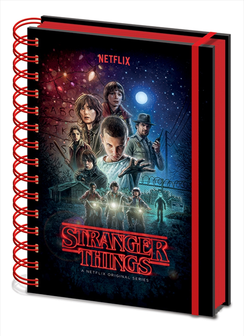 Buy Stranger Things (One Sheet) A5 Wiro Notebook Sanity