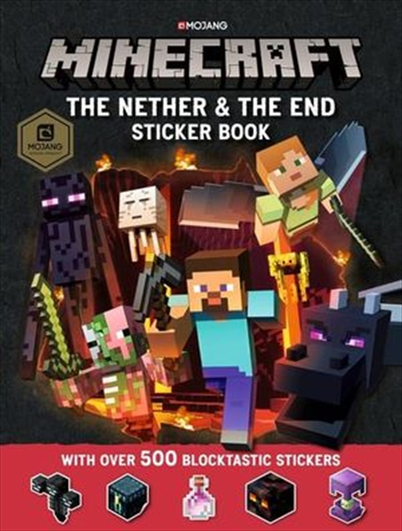 Minecraft The Nether and the End Sticker Book | Paperback Book