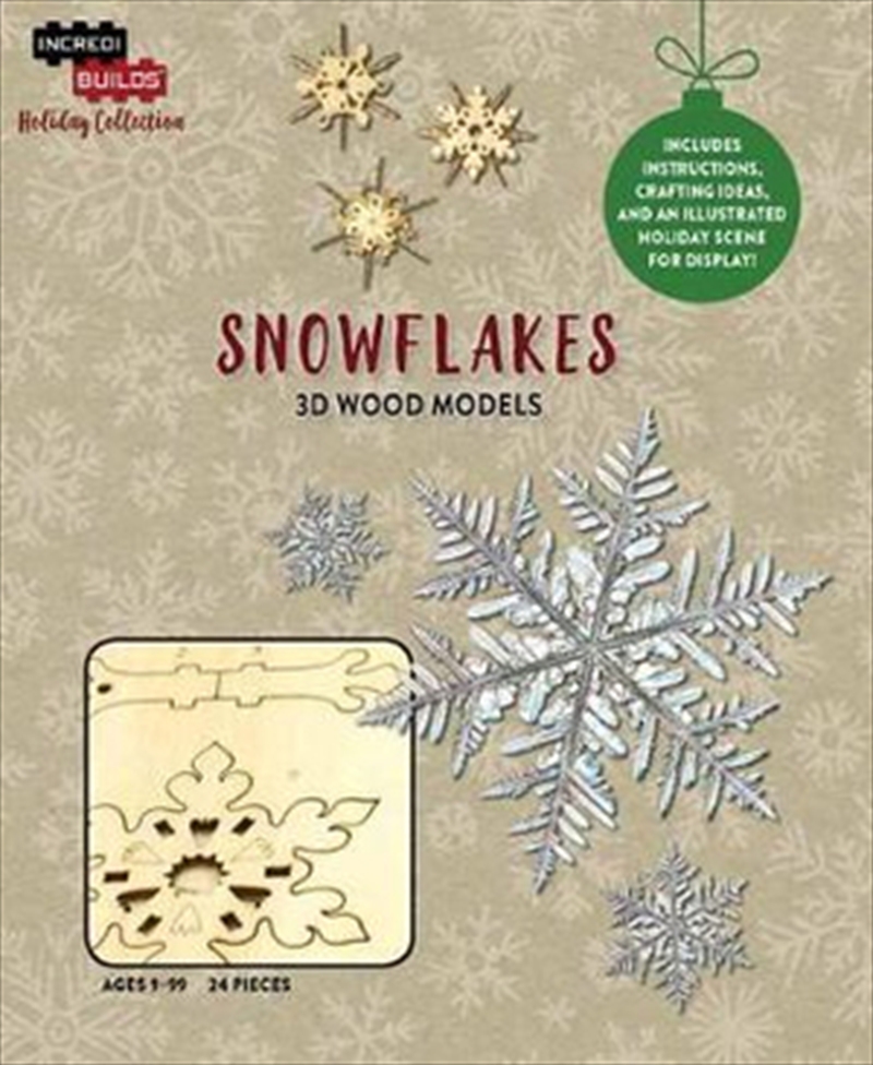 IncrediBuilds Holiday Collection - Snowflakes/Product Detail/Building Sets & Blocks