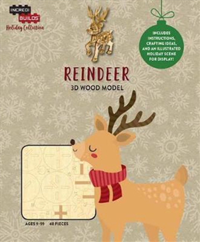 IncrediBuilds Holiday Collection - Reindeer/Product Detail/Building Sets & Blocks