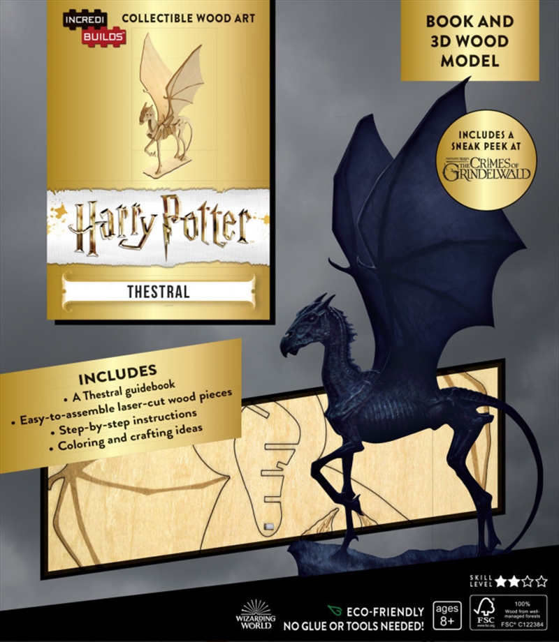 Incredibuilds J.K. Rowling's Wizarding World Thestral 3D Wood Model and Book/Product Detail/Building Sets & Blocks