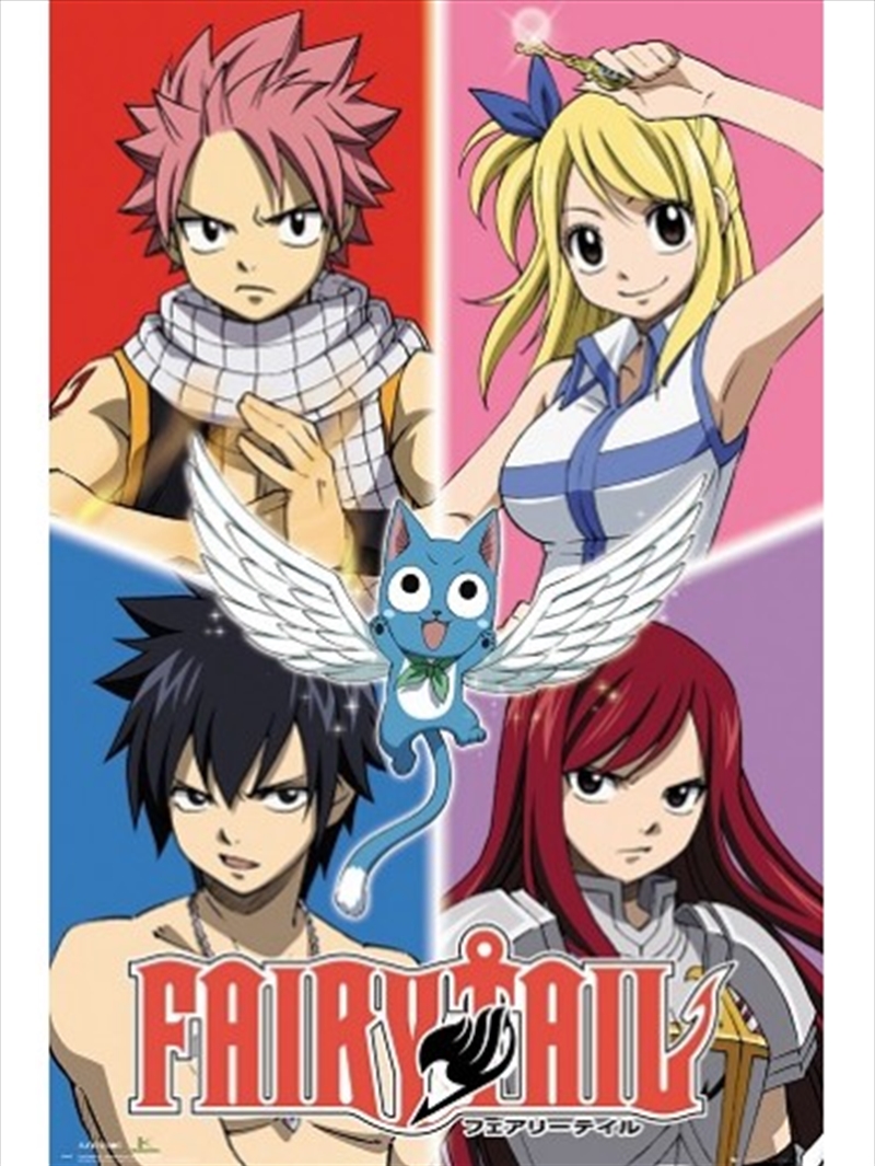 Fairy Tail Quad/Product Detail/Posters & Prints