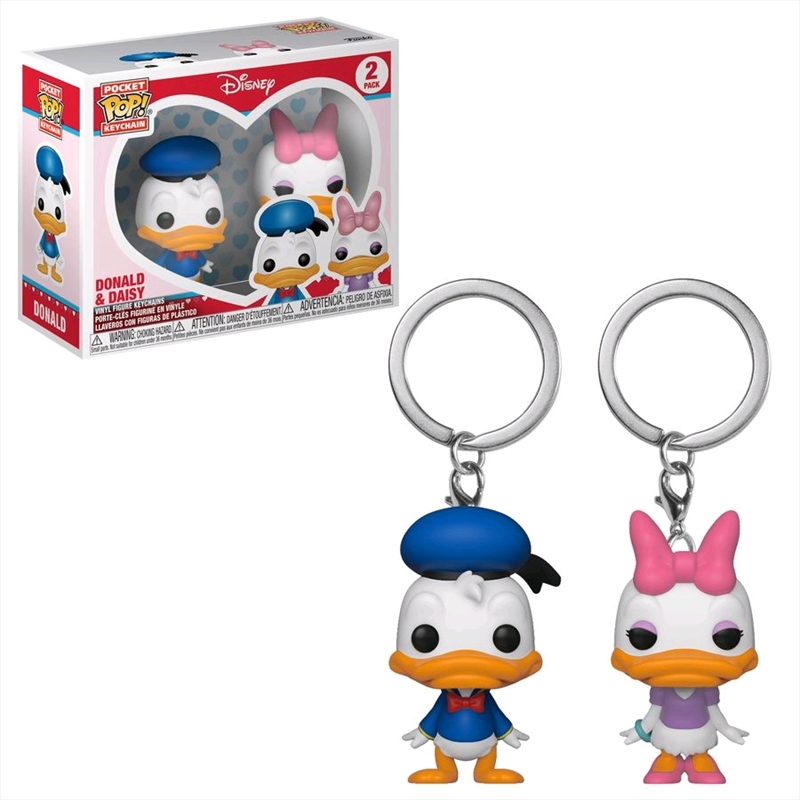 Mickey Mouse - Donald & Daisy Pocket Pop! Keychain 2-pack/Product Detail/Movies