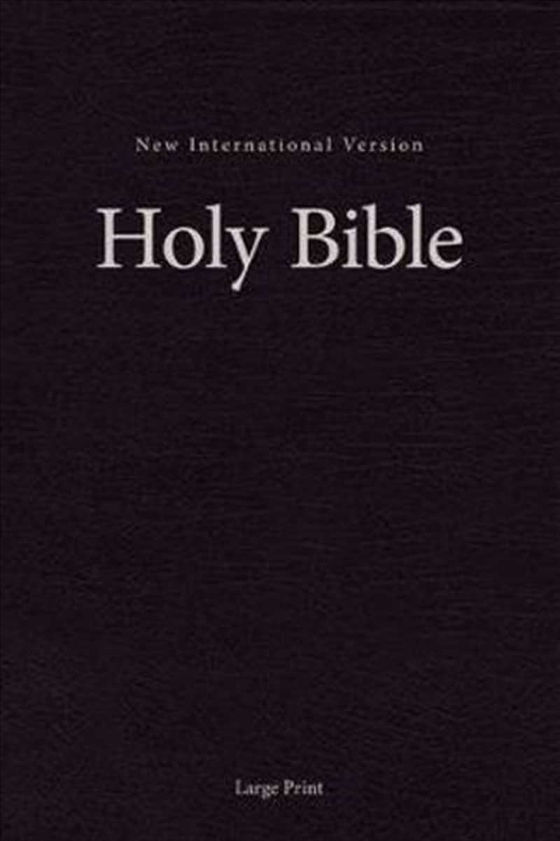 NIV, Pew And Worship Bible, Large Print [Black]/Product Detail/Religion & Beliefs
