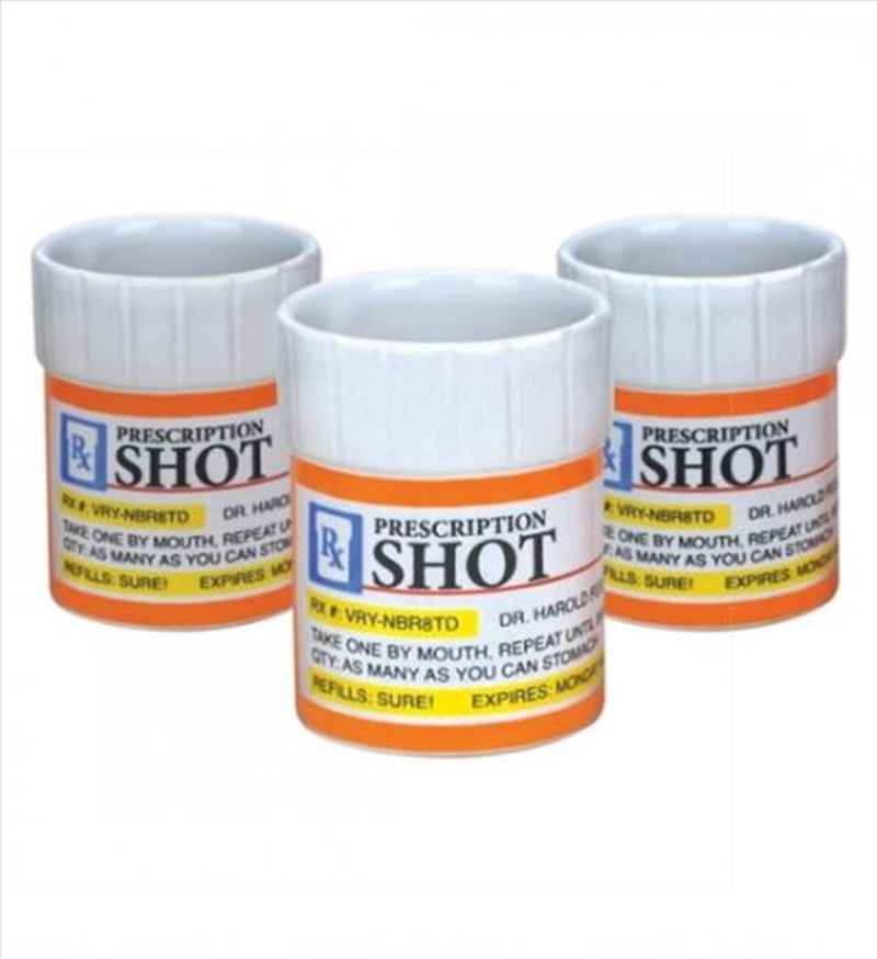 Prescription Shot Glass Set/Product Detail/Flasks & Shot Glasses