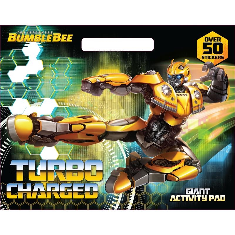 Transformers Bumblebee Turbo Charged Giant Activity Pad/Product Detail/Arts & Crafts Supplies