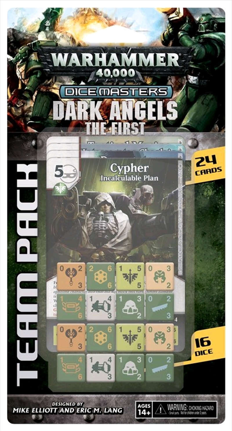 Dice Masters - Warhammer 40K Dark Angels The First Team Pack/Product Detail/Dice Games