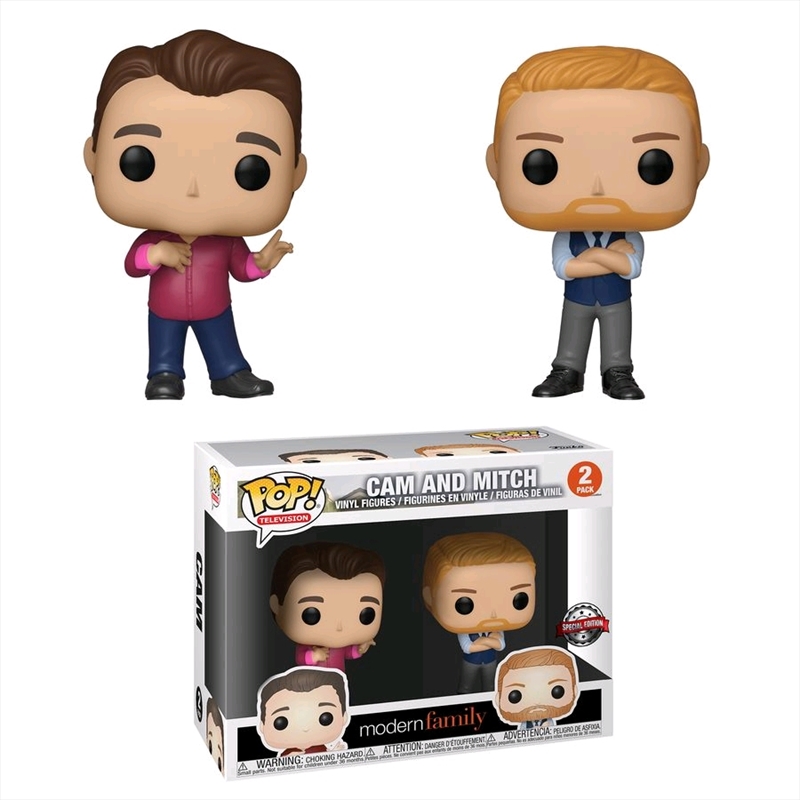 Modern Family - Cam & Mitch US Exclusive Pop! Vinyl 2-pack [RS]/Product Detail/TV