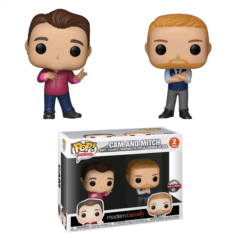 Modern Family - Cam & Mitch US Exclusive Pop! Vinyl 2-pack [RS]/Product Detail/TV