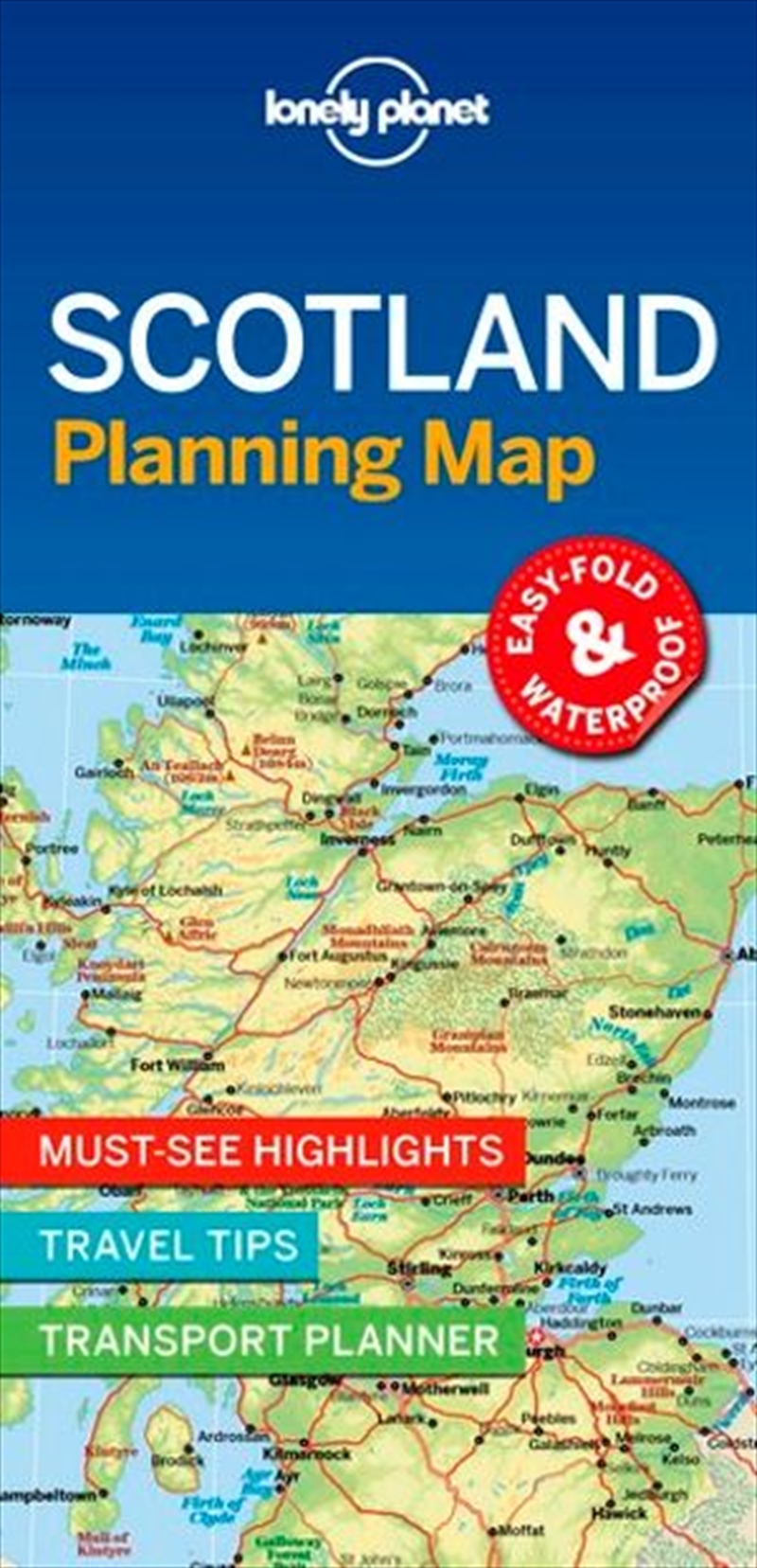 Lonely Planet Scotland Planning Map/Product Detail/Travel & Holidays