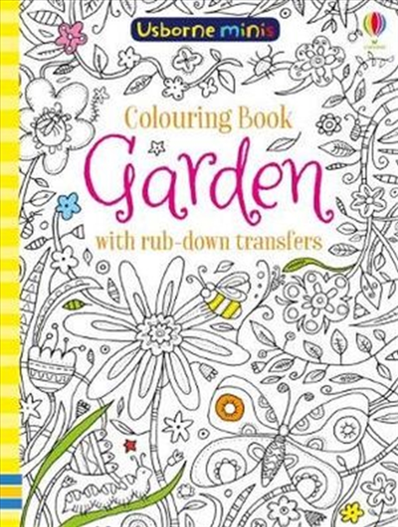 Colouring Book Garden With Rub Downs/Product Detail/Kids Colouring