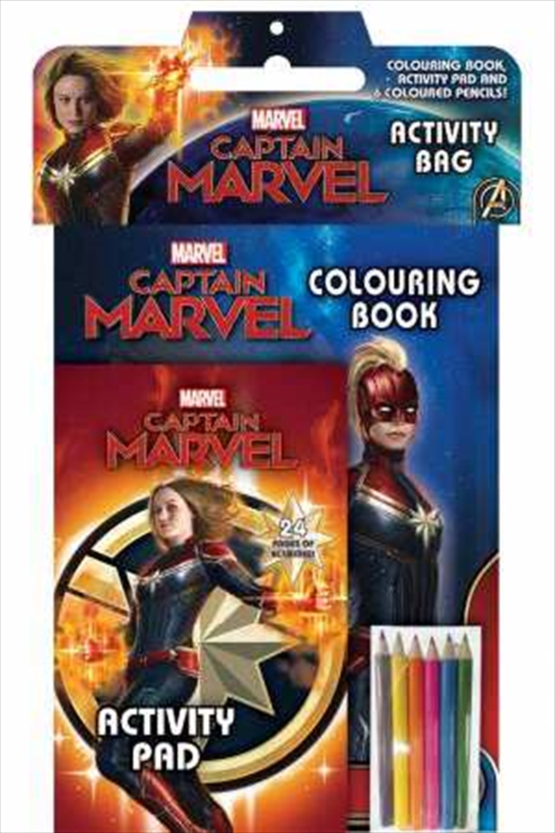 Marvel: Captain Marvel Activity Bag/Product Detail/Arts & Crafts Supplies