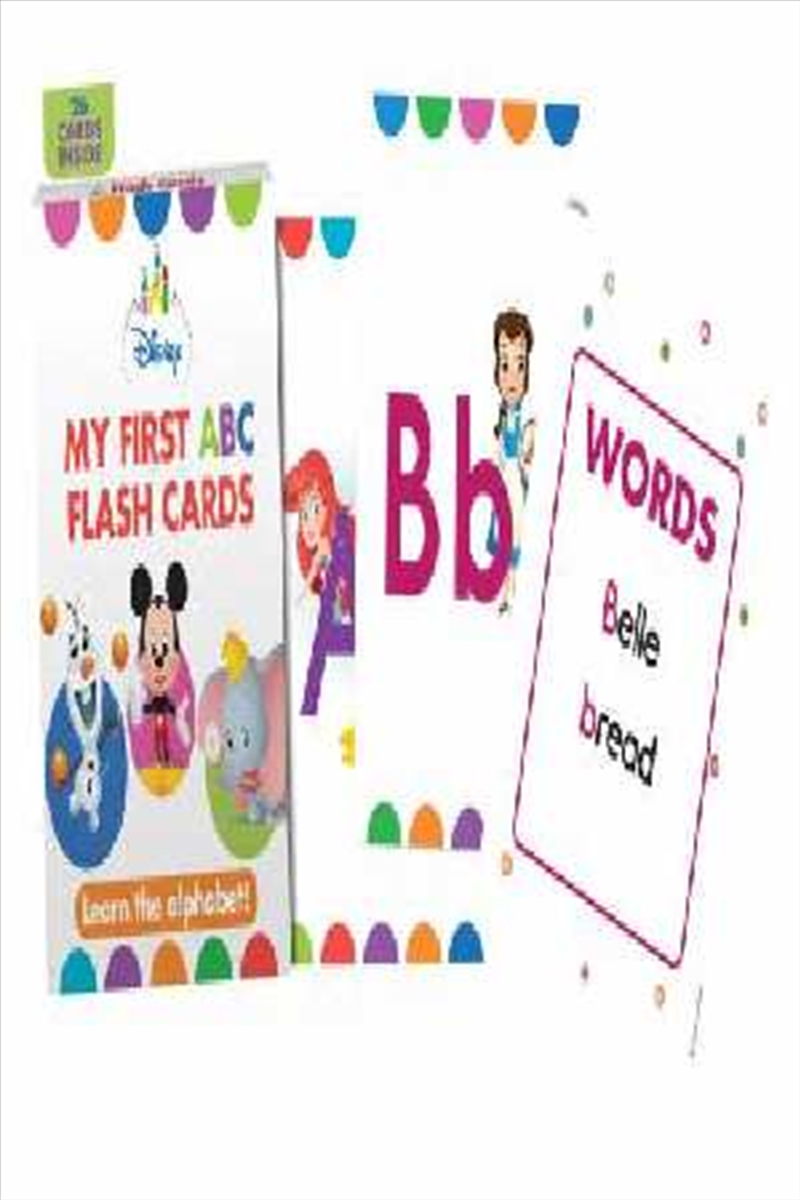 Disney: My First ABC Baby Flash Cards/Product Detail/Kids Colouring