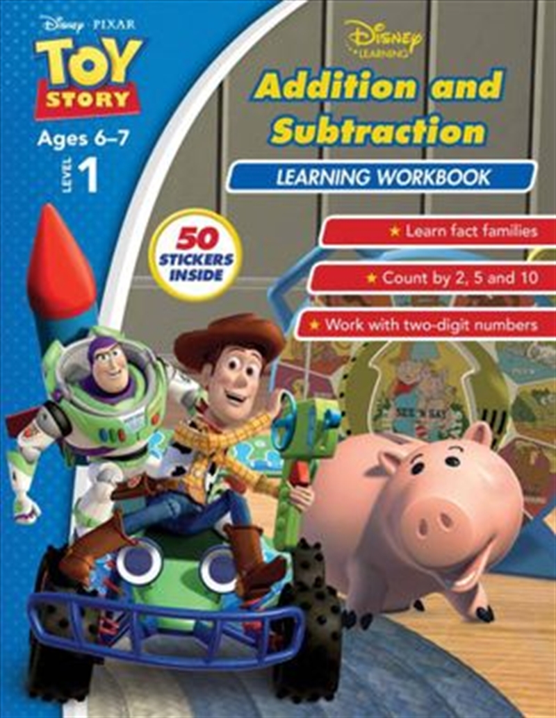 Disney Toy Story: Addition and Subtraction Learning Workbook Level 1/Product Detail/Maths