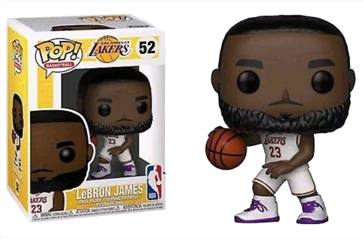 NBA: Lakers - Lebron James (White Uniform) Pop!/Product Detail/Sport